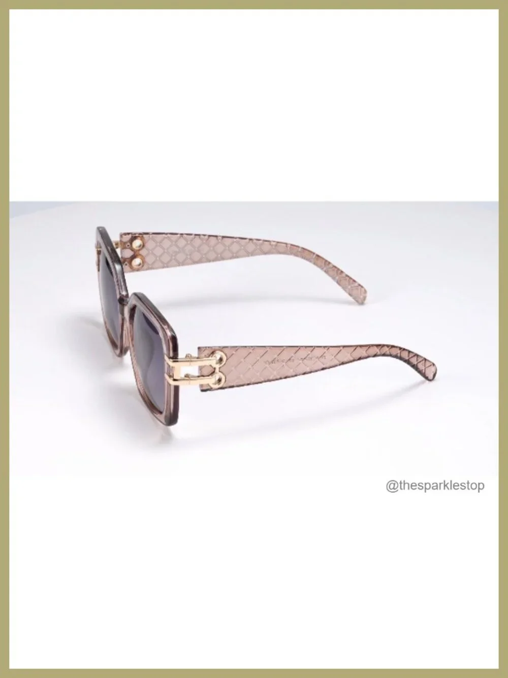 Oversized Square Polarized Sunglasses for Women Retro Luxury Big Large UV400